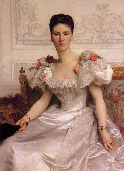 William-Adolphe Bouguereau Portrait of Zenaide de Cambaceres Sweden oil painting art